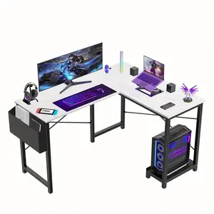 2024-NEW-LShaped Computer Desk, Corner Gaming Table Reversible, PCLaptop Workstation with Storage Bag
