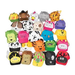 24" Bulk 50 Pc. Mega Animal Polyester Baseball Cap Assortment