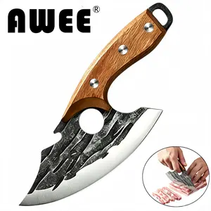 2-in-1 Forged Cleaver + Bottle Opener | Compact, Durable, Ideal for Meat Prep & Picnics