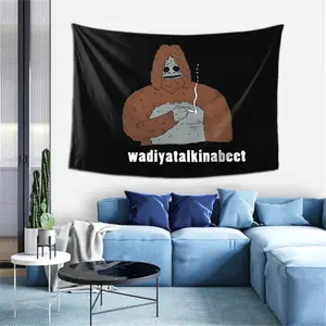 Sassy Big Lez Flag Funny Meme 2-Sided Wall Flags, Decorative Flags, Room Decor Flags, Hanging Decor Tapestry Modern Stripe Design