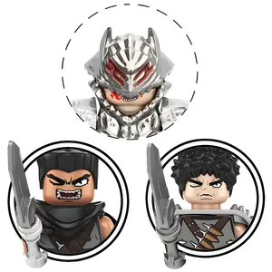 Berserk Figure Anime Manga Collectible Building Toy, Custom Miniature Action Figure for Displays
