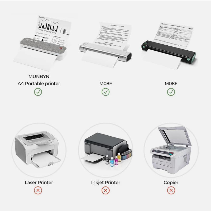 100-1000 Sheets Thermal Printer Paper 8.5" x 11" US Letter Size Thermal Paper