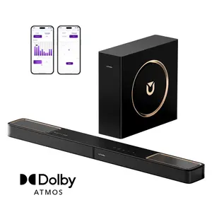 ULTIMEA Skywave F30 3.1.2ch Soundbar with Dolby Atmos with Subwoofer 6 Speakers Home Theater System Smart Dialogue Enhancement & Bluetooth 5.4 for Immersive Entertainment Smart App Control- Audio