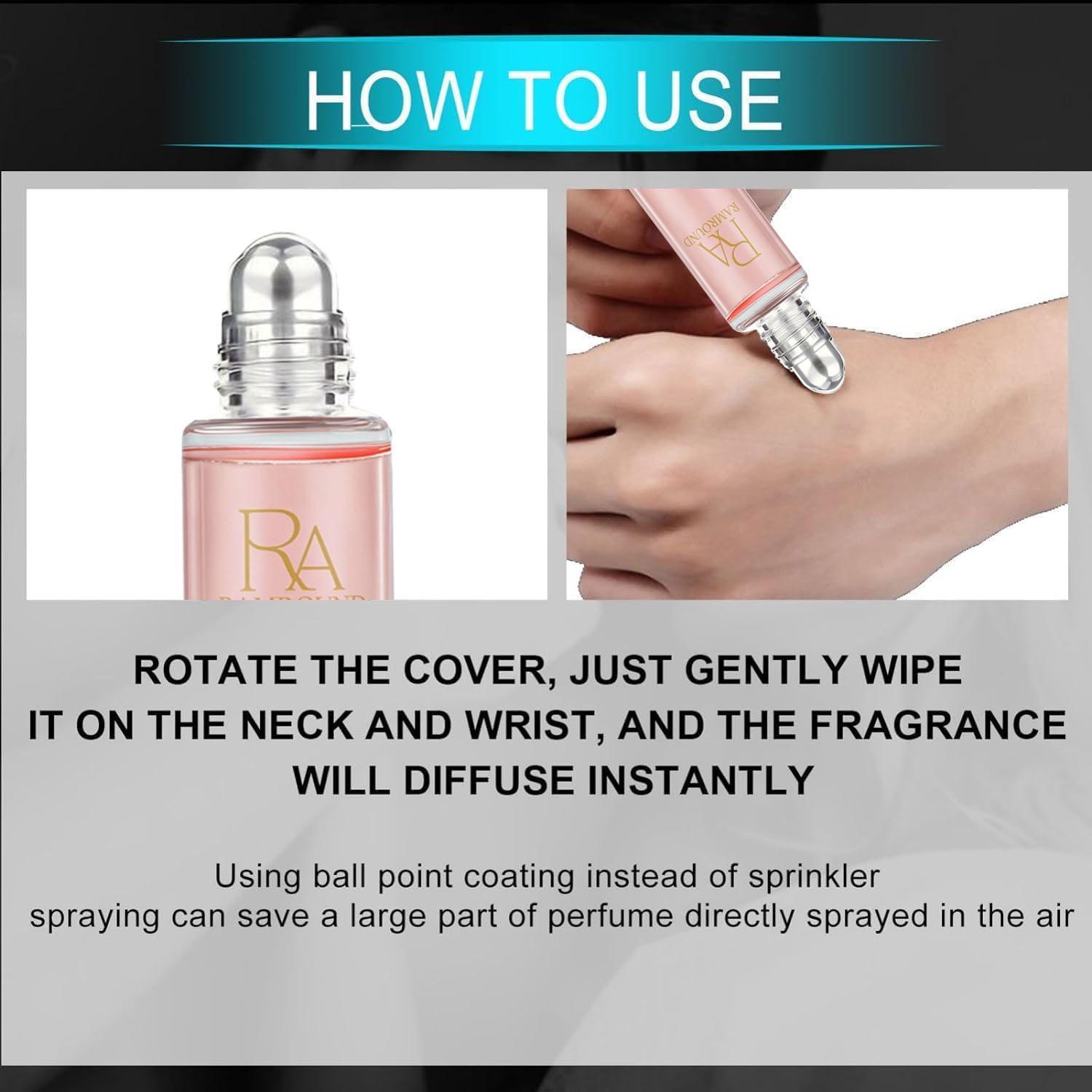 Unisex Pheromone Rollerball Perfume 10ml, Long Lasting Seductive Fragrance, Clean Skin-Safe Formula, 8-Hour Mood Boosting Scent, Portable Roll-On Oil for Dating, Travel, Daily Confidence & Romantic Moments Unisex Pheromone Rollerball Perfume 10ml, Long Lasting Seductive Fragrance, Clean Skin-Safe Formula, 8-Hour Mood Boosting Scent, Portable Roll-On Oil for Dating, Travel, Daily Confidence & Romantic Moments