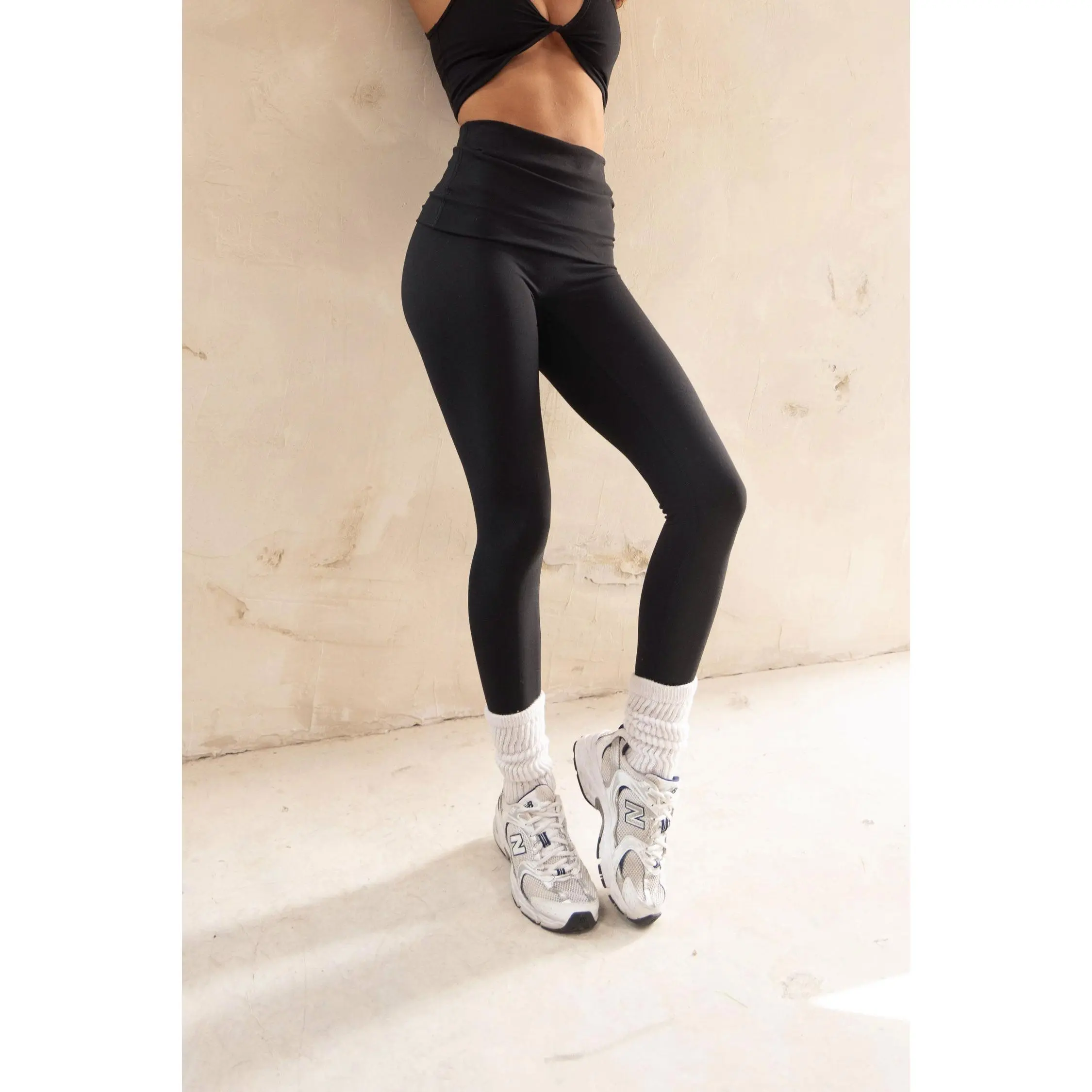 Foldover Legging - Black Foldover Legging - Black