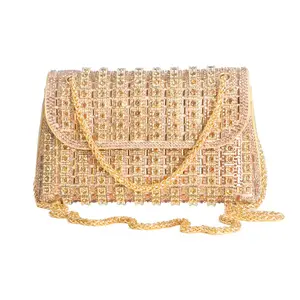 Rhinestone Evening Clutch Purse for Women with Crystal Clasp,Sparkling Evening Bag Handbags Wedding Party Formal Purse