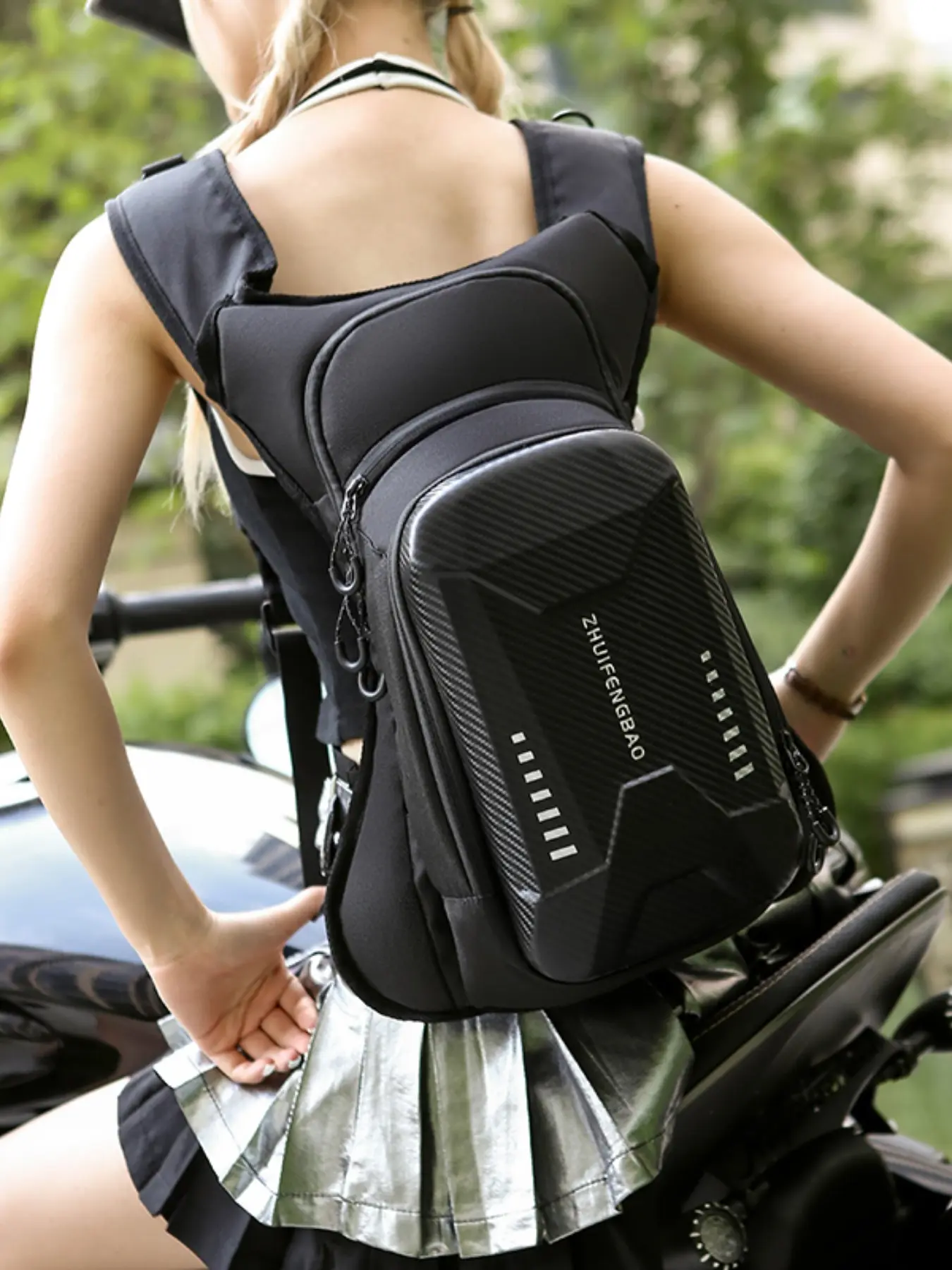 Men's High-Quality Motorcycle Riding Backpack, Stylish Outdoor Travel Bag, Durable Shoulder Pack for Hiking & Cycling, Multisport Pack