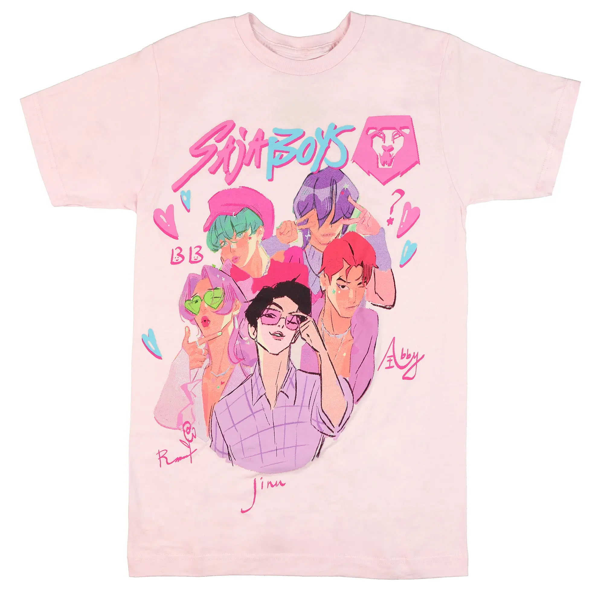 K-Pop Demon Hunters Saja Boys Men's Graphic Short Sleeve T-Shirt