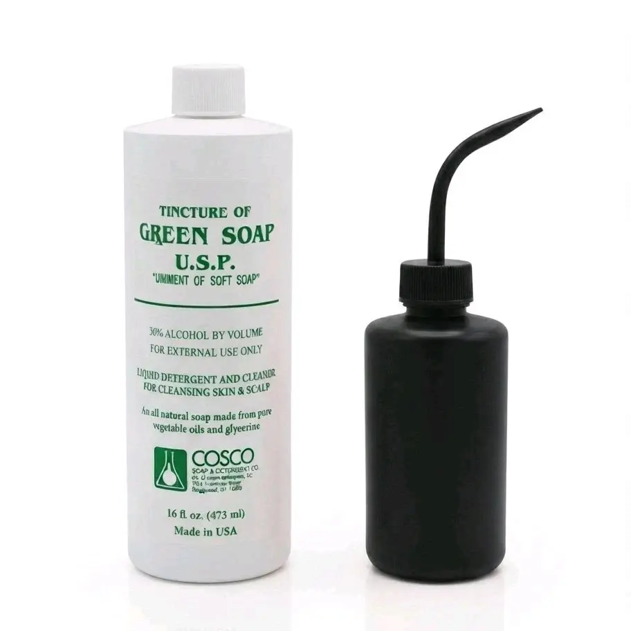 Cosco green soap for tattoo 16oz + 8oz Plastic Bottle For Tattoo Artists