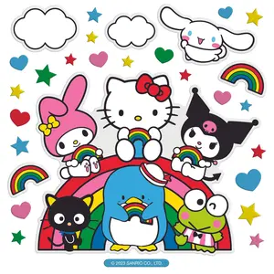 Hello Kitty And Friends x Pipsticks Rainbow Pals Super Big Puffy Stickers Hello Kitty And Friends x Pipsticks Rainbow Pals Super Big Puffy Stickers