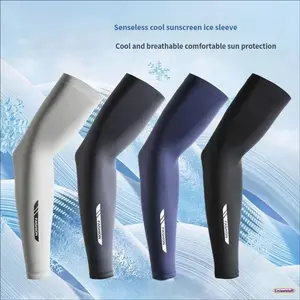 UV-Protection Cooling Arm Sleeves, Breathable Lightweight Arm Cuffs & Compression Sleeves for Men, Ideal for Outdoor Sports, Cycling, Breathable Compression Sleeves