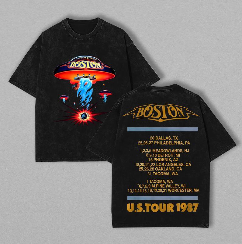 VINTAGE ROCK BAND CONCERT TOUR SHIRT, 1987 T-SHIRT, BOSTONNS