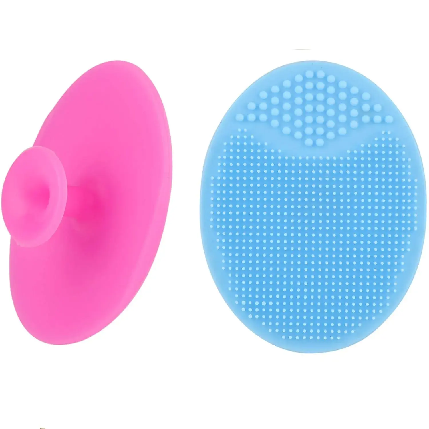 Face Scrubber, Soft Silicone Scrubbies Facial Cleansing Pad Face Exfoliator Face Scrub Face Brush Silicone Scrubby for Massage Pore Cleansing Blackhead Removing Exfoliating,Cool Gift for Girl
