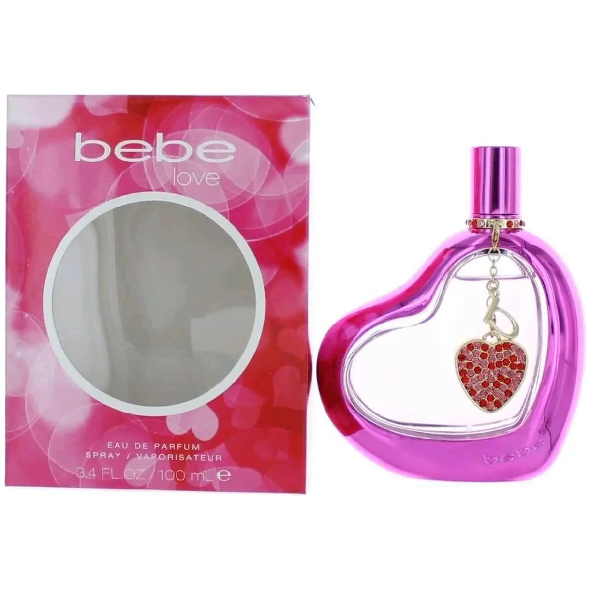 Bebe Women's Love EDP Fragrance - 3.4 fl oz Fruit-Scented, Aromatic, Perfumed, Berry, Floral Lemon-Based Fresh Aroma, New in Box, Fruit-Scented Women's Fragrance, Aromatic Women's Fragrance