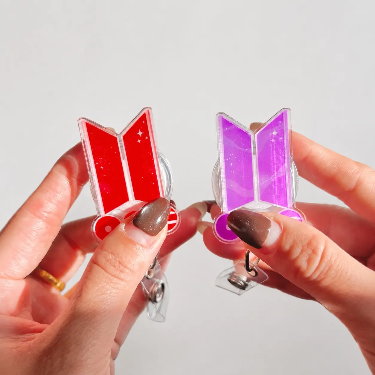 Army Badge Reel, Ideal Badge Gift for Kpop Fans