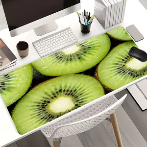 Kiwi Slices Gaming Mouse Pad Extra Large Computer Mouse Pads for Desk xxl Mouse Pad for Laptop Big Mouse Pad Extended Mouse Pad with Non - Slip Rubber Base Stitched Edge for Home and Office