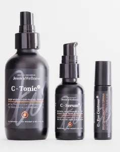 Jessica Wellness Skincare C-Beauty Line Vitamin C Powerhouse tone, radiance and hydration boost collagen production Set Brightening