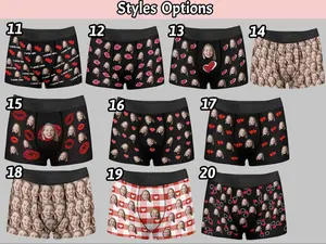 Personalized Underwear for Men, Custom Boxers with Picture, Underwear with Photo, Personalized Boxers, Face Boxers, Boyfriend Husband Gift