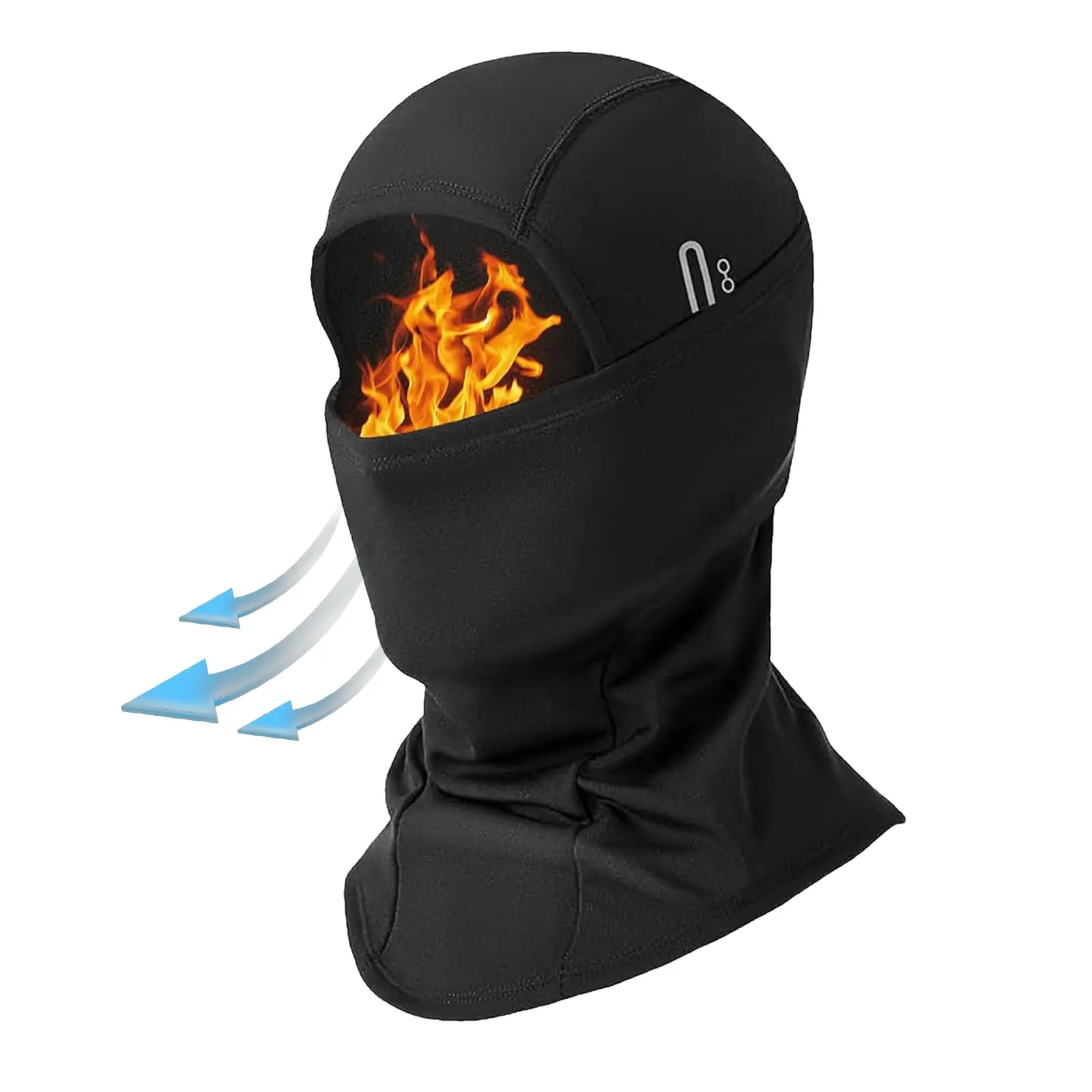 Breathable Fleece Neck Gaiter - Thick, Windproof, Warm Motorcycle Protective Gear for Men & Women’s Outdoor Cycling