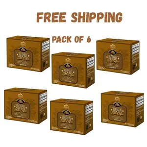 Eternal Reishi Mocha Latte Coffee Gourmet Mushroom Natural Beverage Organic Flavor Taffy de ganoderma Pack of 6 Caffeine Free Arabica Beans