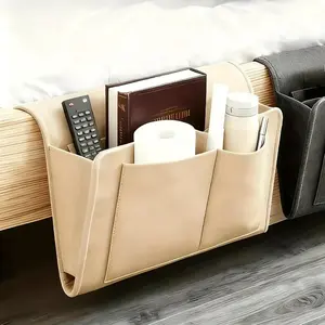 Bedhead storage bag, multi-layer space, easy to store, portable - suitable for bedside, sofa, hotel, business travel - Bedhead storage hanging bag, portable bedside storage bag