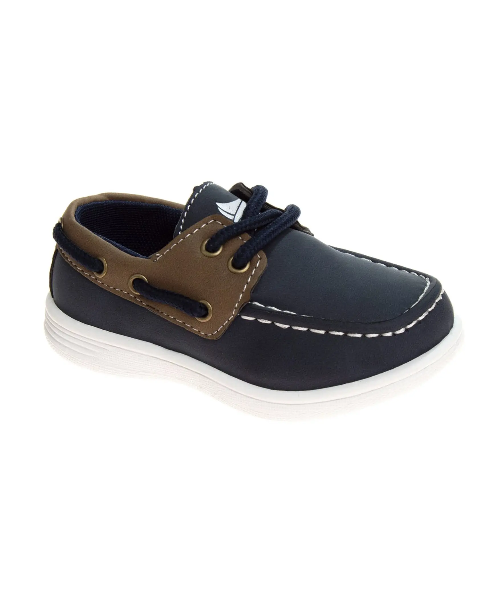 SAIL Toddler Boys' POST Rubber Boat Shoes, 3-4 Years All-Seasons Casual Slip-On Flats, Comfort Fit, Lightweight, Durable Footwear