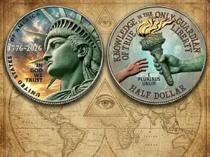 250th Anniversary Challenge Metal Coin - 1776-2026 Independence Day Coin - 4th Of July Gift For Veteran, USA Semiquincentennial Medal Coin | 250th Anniversary American Collectible