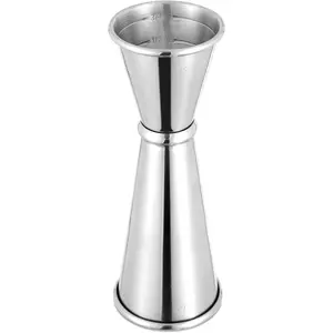 Bartending Stainless Steel Cocktail 1oz/2oz Measuring Double Jigger (1 Pack)