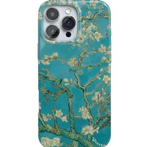Almond Blossom Floral Smartphone Case, Cellphone Shell, Handheld Device Accessories, Mother's Day Gift for Her, Compatible with iPhone 11/12/13/14/15/16/17 Pro-ProMax-Plus-Air