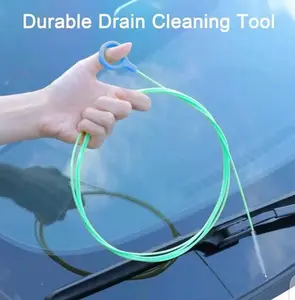 Auto Sunroof Drain Cleaning Tool, 78 Inch Flexible Tube Brush, Car Sunroof Drain Hole Cleaner, Extra Long Pipe Cleaner for Drains, Sewer, Windshield