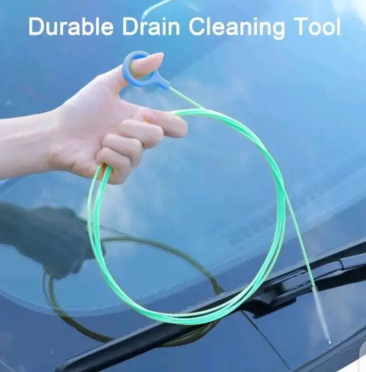 Auto Sunroof Drain Cleaning Tool, 78 Inch Flexible Tube Brush, Car Sunroof Drain Hole Cleaner, Extra Long Pipe Cleaner for Drains, Sewer, Windshield