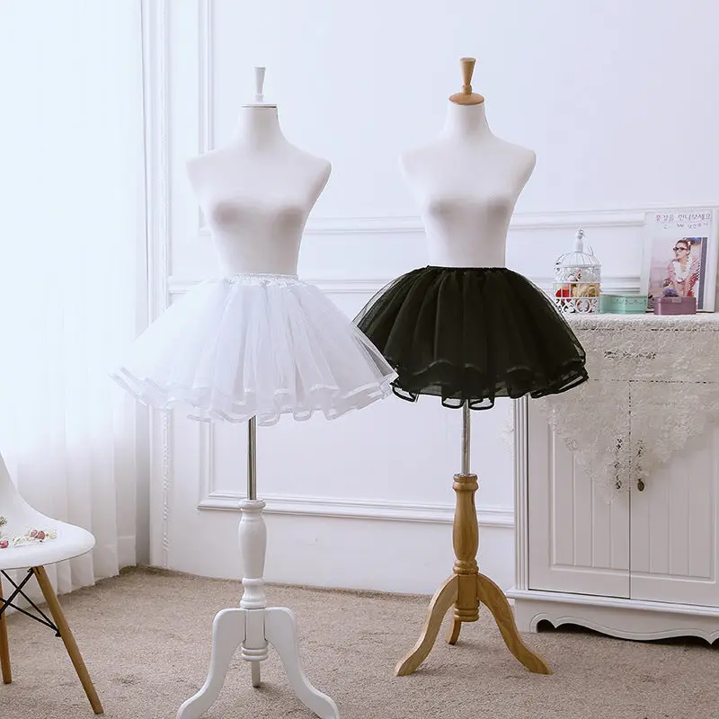 No-Bone Lolita Petticoat - Soft Polyester, Cosplay & Daily Wear