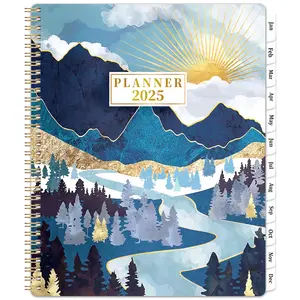 2025 Planner Weekly and Monthly, Thick Paper, To-do & Notes - 9" x 11" Calendar Planner 2025