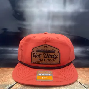 The Bird Hat (Orange/Black Rope)