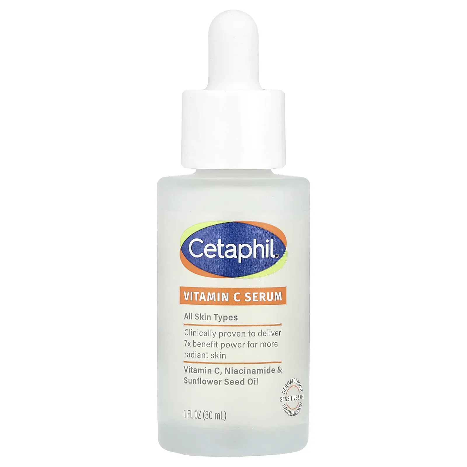 Cetaphil Vitamin C Serum, Fragrance Free, 1 fl oz (30 ml)