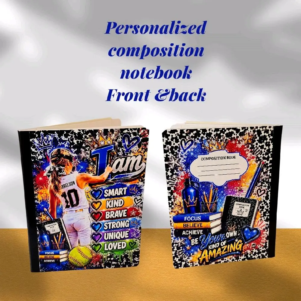 personlized composition notebook