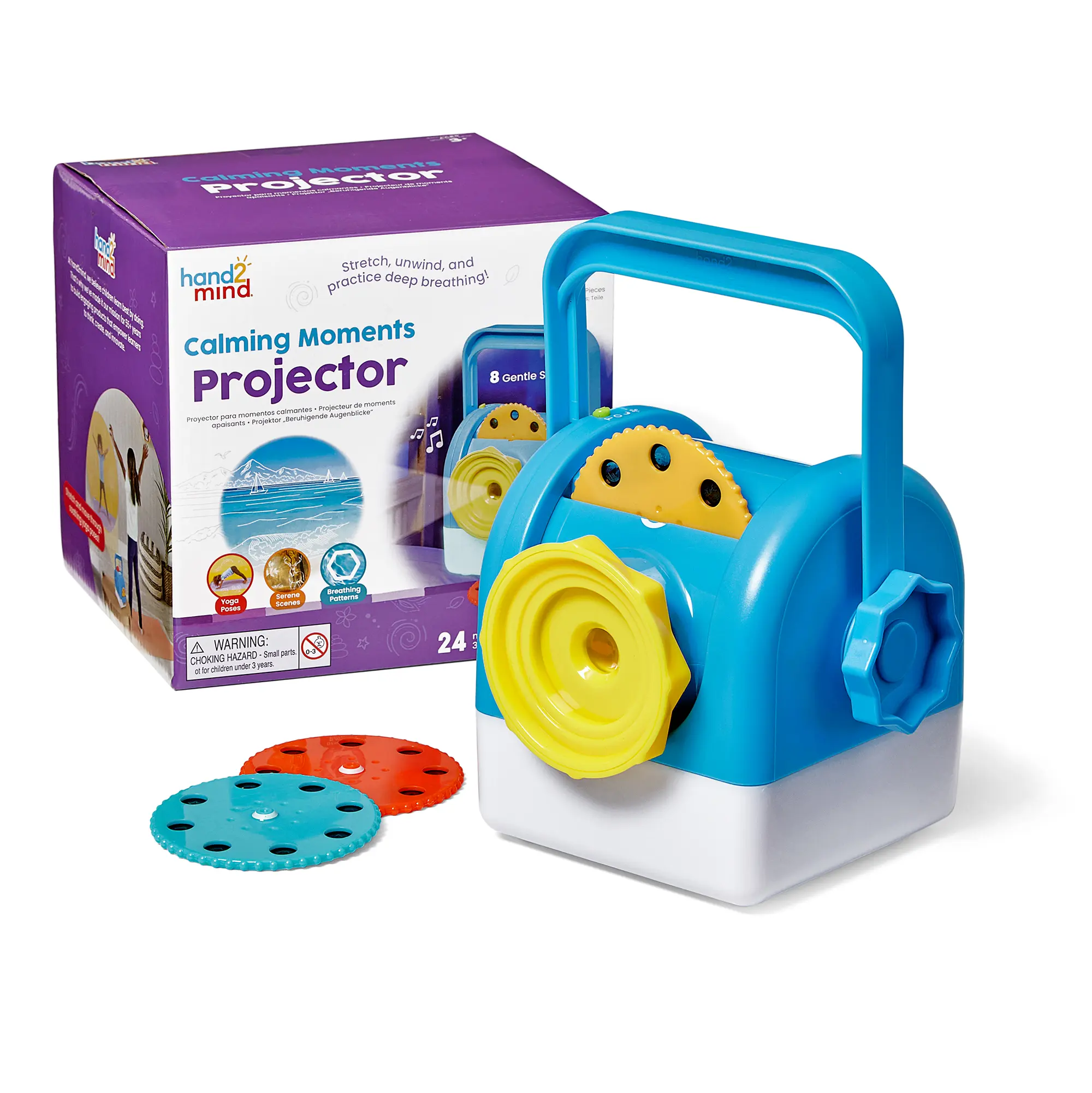 hand2mind Calming Moments Projector – Mindfulness Toy for Kids, Stress Relief & Emotional Regulation