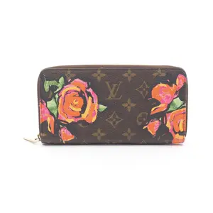 Pre-owned Louis Vuitton Canvas Small Leather Goods Zippy Wallet Monogram Long Wallet