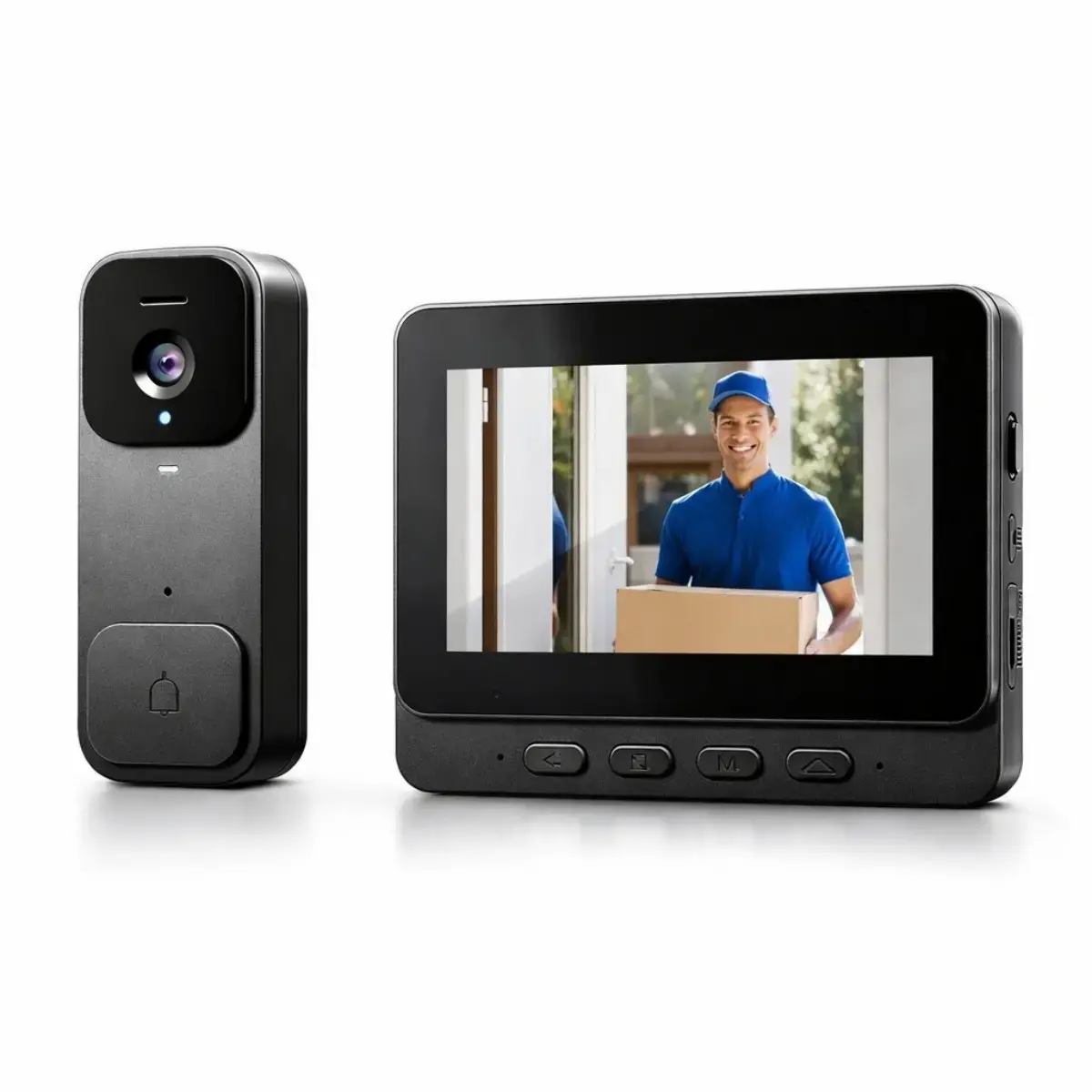 2026 Upgraded X7/X8 No WiFi Video Doorbell with Screen – Wireless Doorbell Camera, No App, No Monthly Fees,Two-Way Talk, Night Vision