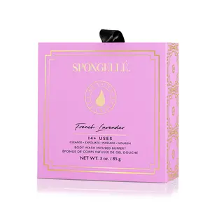 French Lavender | Boxed Flower Body Wash  Infused Bath sponge Perfect Gift For Love Ones