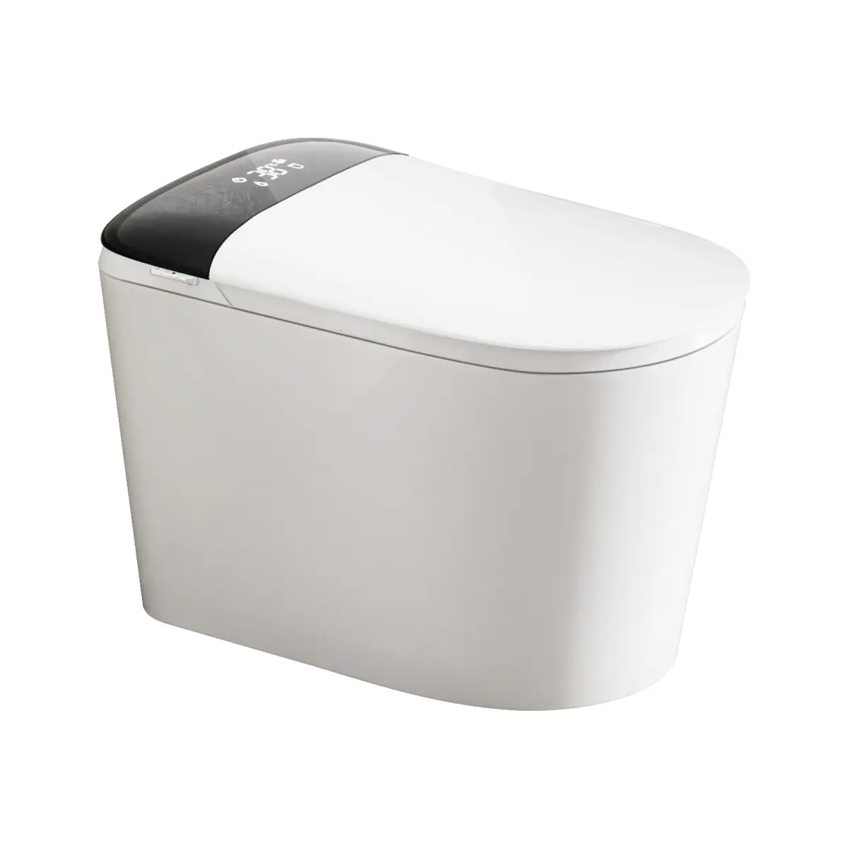 [Bellemave] Smart Bidet Toilet| ADA Comfort Height| Auto Open/Close & Auto Flush| Heated Seat & Dryer| Self-Cleaning Nozzle