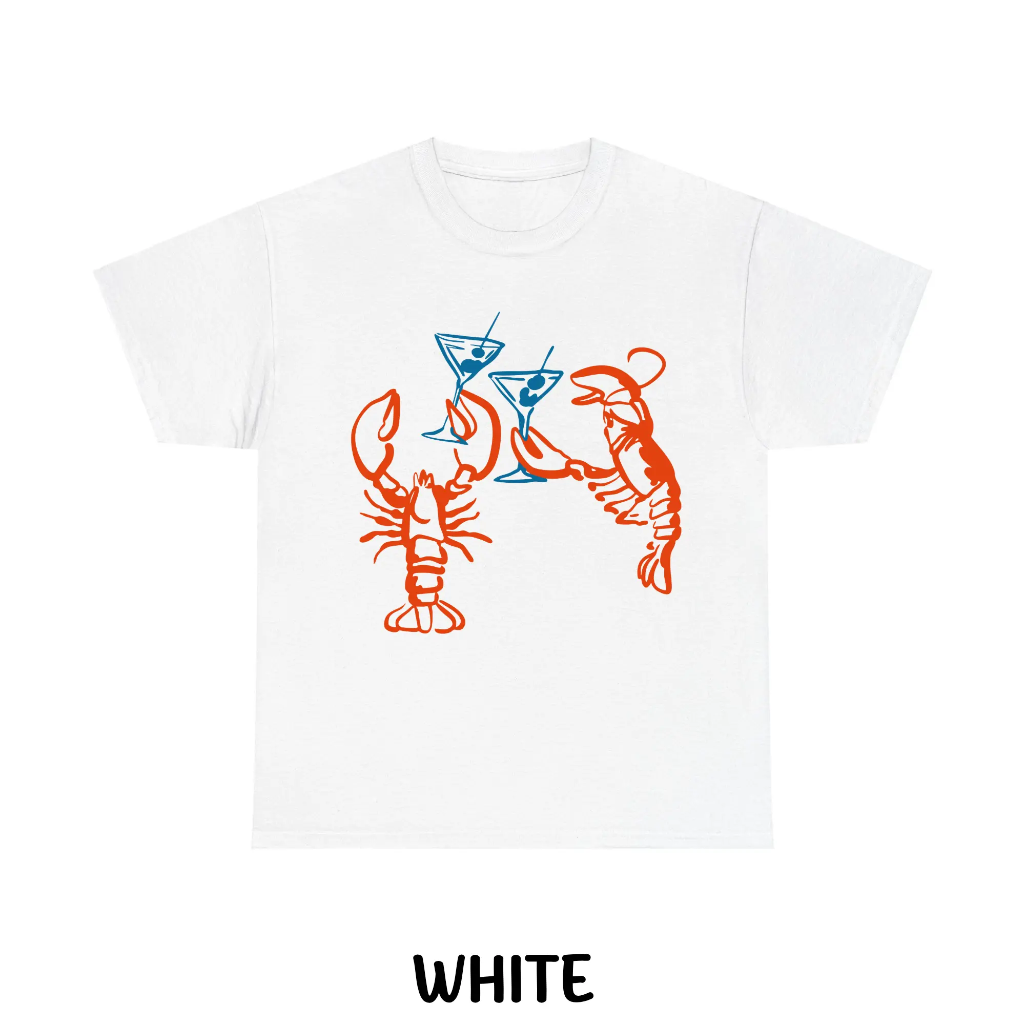 Lobster Martini Shirt, Coastal Cocktail Graphic Tee, Beach Party Shirt, Funny Summer Lobster Tee, Coastal Girl Summer Shirt