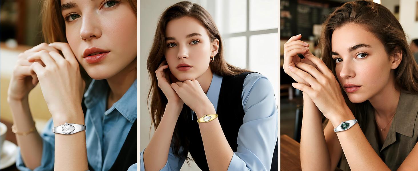 OIDEA Women's Teardrop Oval Bracelet Watch - Dot Dial, Stainless Steel Removable Band, Classical & Dressy Quartz Watch, Casual Business Fashion Gift for Ladies, Analog Quartz Watches, Classical Quartz Watches OIDEA Women's Teardrop Oval Bracelet Watch - Dot Dial, Stainless Steel Removable Band, Classical & Dressy Quartz Watch, Casual Business Fashion Gift for Ladies, Analog Quartz Watches, Classical Quartz Watches