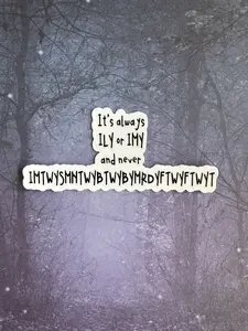 Death peace mind inspired sticker 4”