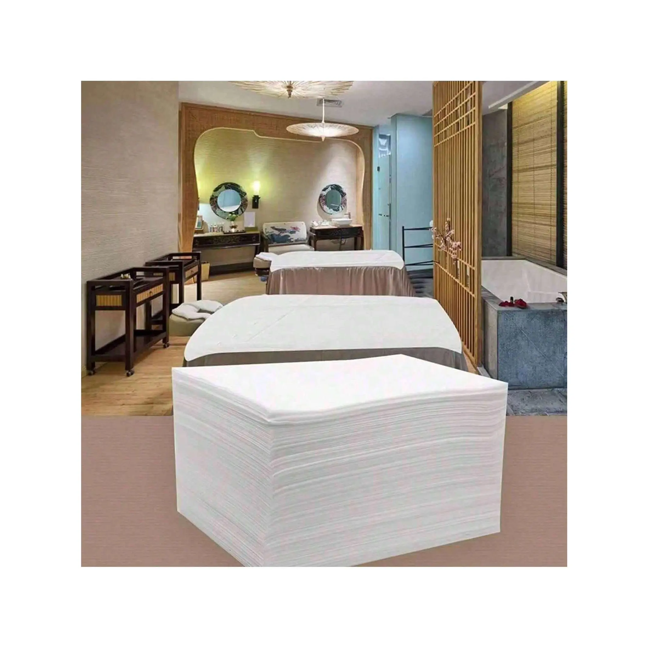 Disposable Bed Sheets Beauty Salon Spa Massage Non-woven Breathable Bed Sheets 80*180cm Table Cover Eyelash Extension Tattoo Travel