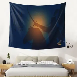 2D Flat - 2D Flat - 1pc of 2D Print Featuring Hazrat Abbas Ibn Ali (As) in a 60X51 Tapestry, Ideal for Home Or Bedroom Decor. This Decorative Wall Hanging Is Perfect for Festivals, Easy to Hang, And Makes a Great Gift. Available in Various Sizes