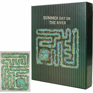 Summer Day on The River 501-Piece Edge Puzzle Kit - 2025 New Unique River-Themed Jigsaw Puzzles for Adults & Families - Challenge & Relax - Premium Quality Puzzle Game