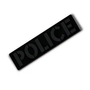 [POLICE] Operator PVC Patch [BLK/BLK]