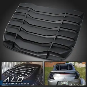 Fits For 2009-2020 Nissan 370Z Coupe Rear Window Louver Sun Shade Cover ABS