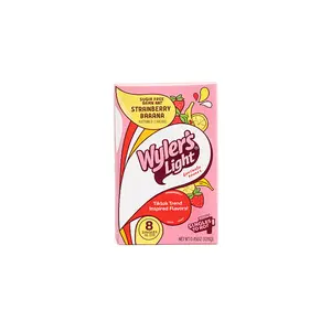 3x Wyler's Light Strawberry Banana Singles - Fruity Drink Flavoring Powder Pack - Refreshing Hydration 0.08oz